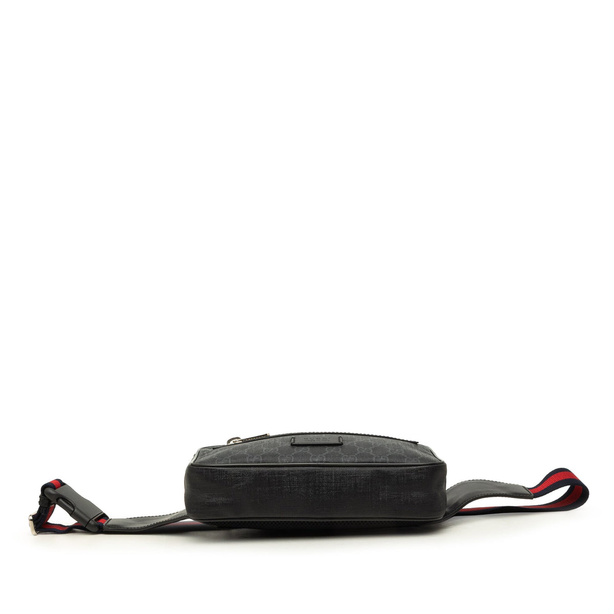 Gucci GG Supreme Web Belt Bag — Black