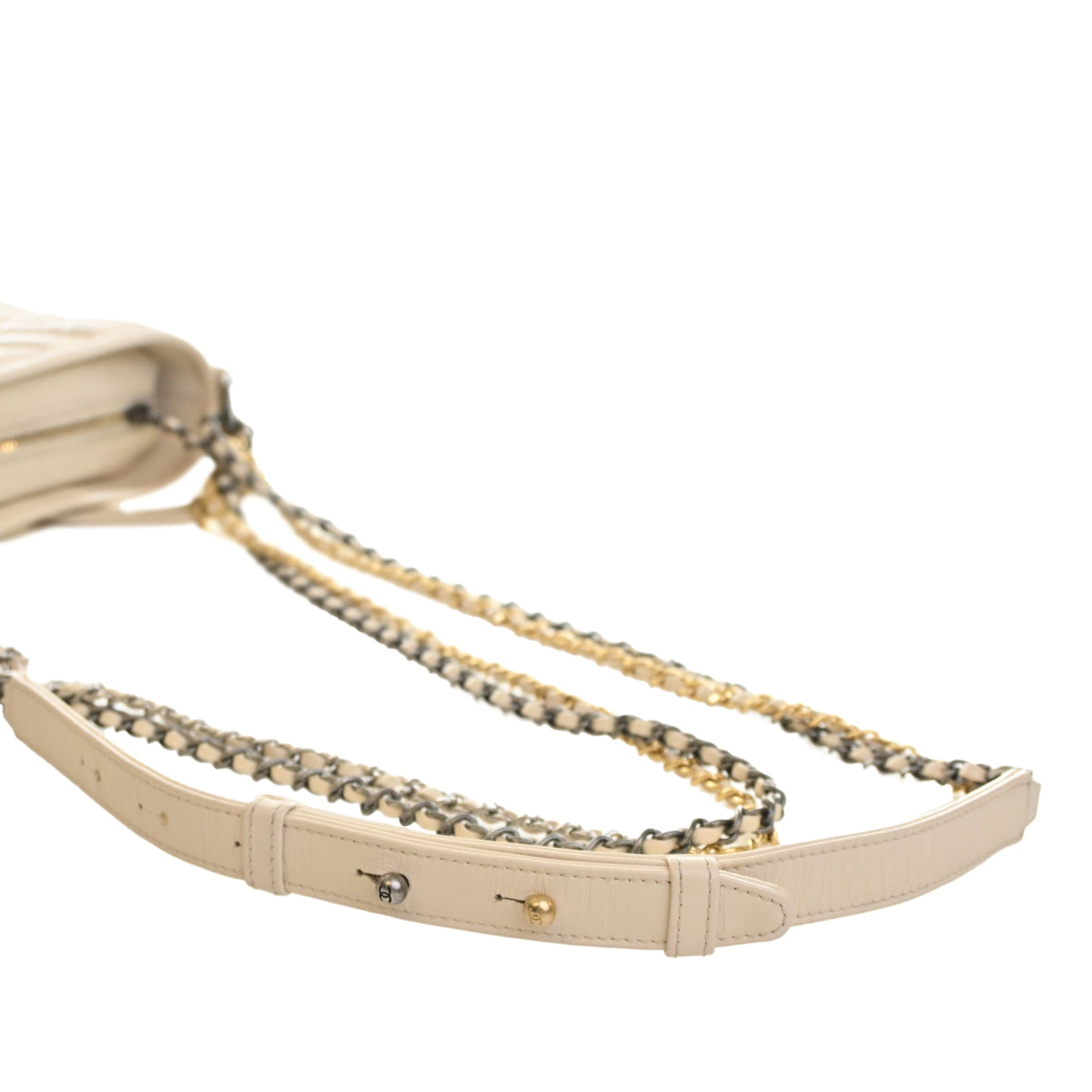 Chanel Small Chevron Aged Calfskin Gabrielle Hobo