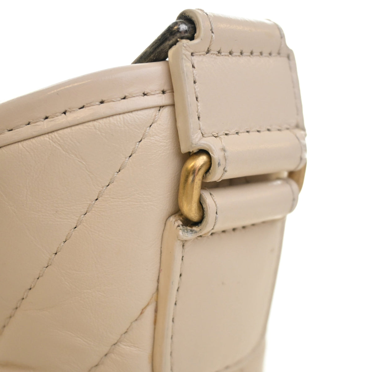 Chanel Small Chevron Aged Calfskin Gabrielle Hobo