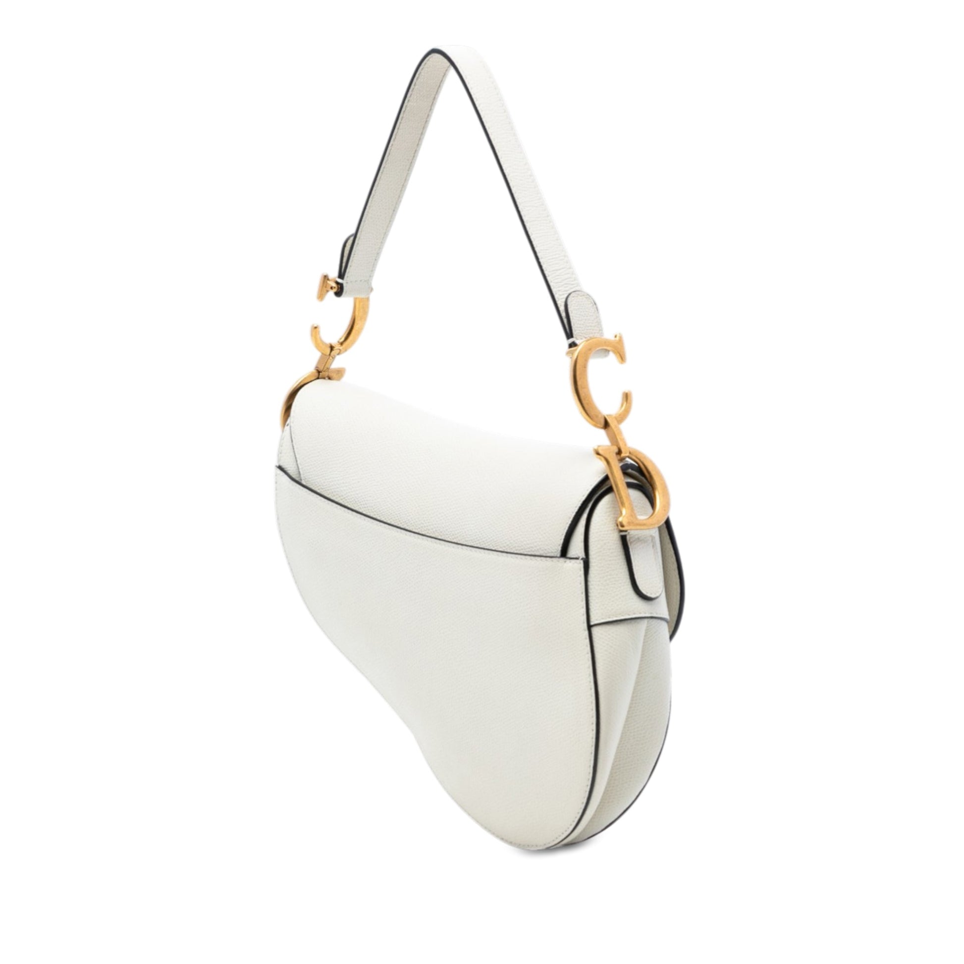 Grained Calfskin Saddle Bag