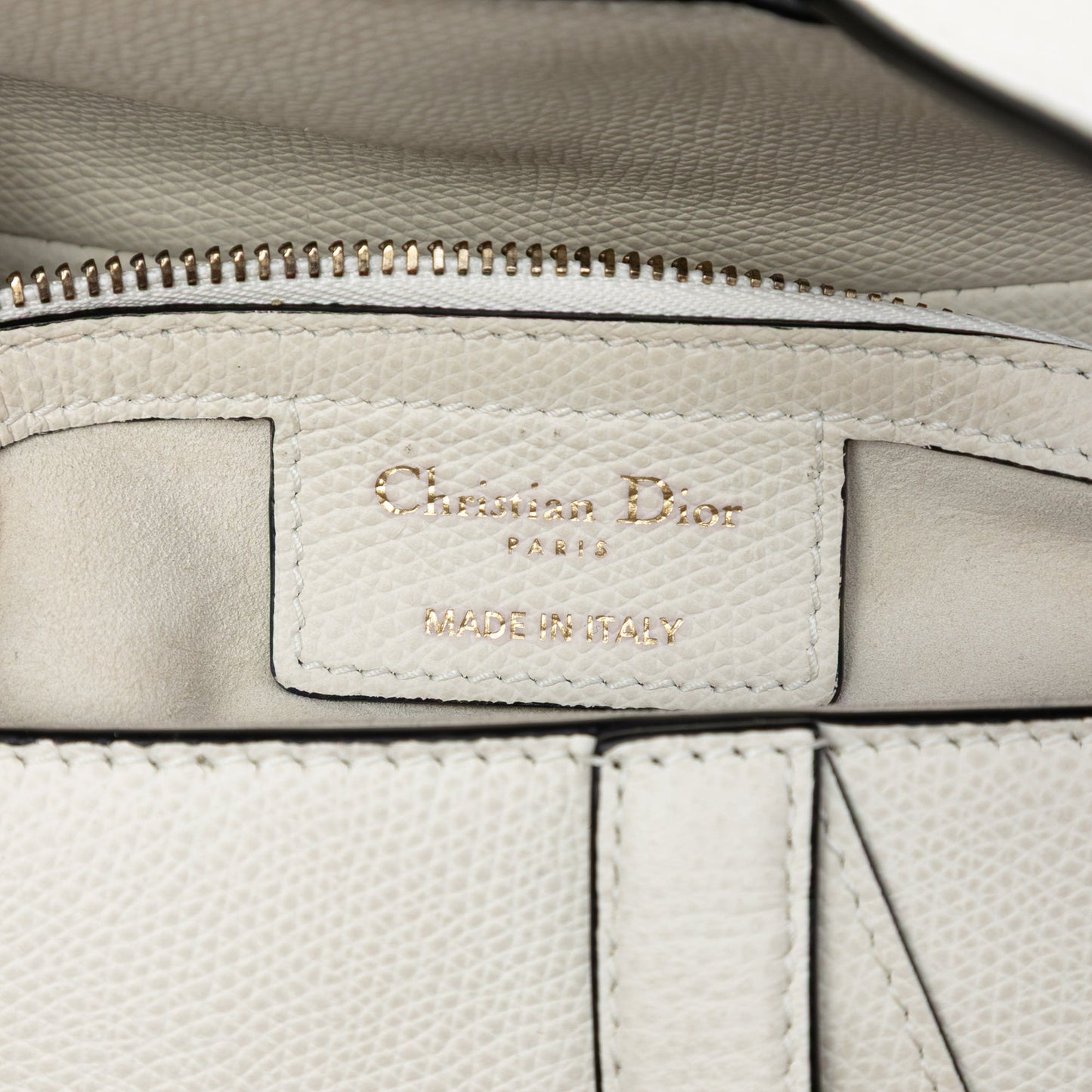 Grained Calfskin Saddle Bag