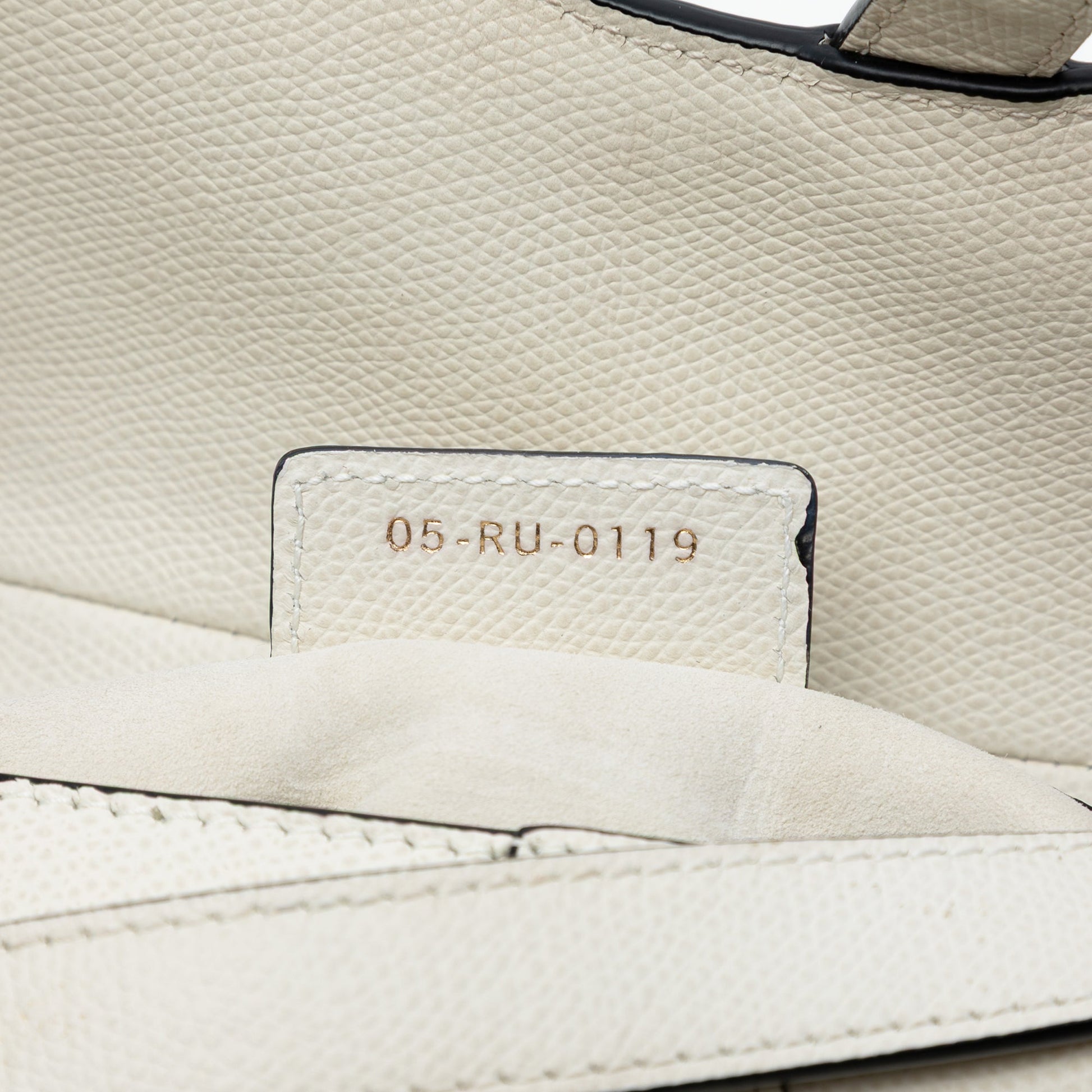 Grained Calfskin Saddle Bag