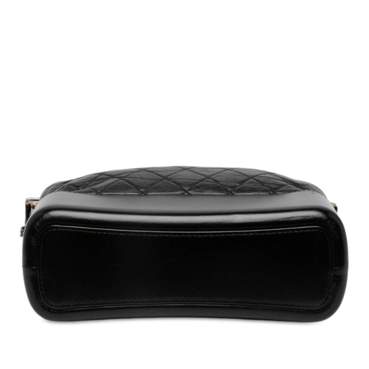 Chanel Medium Aged Calfskin Gabrielle Crossbody — Black