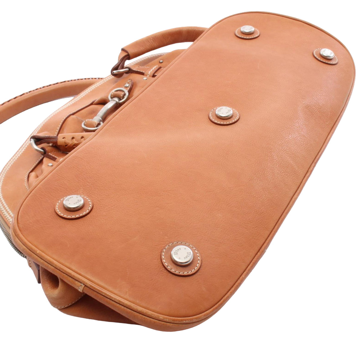 Dior Leather Handbag — Brown