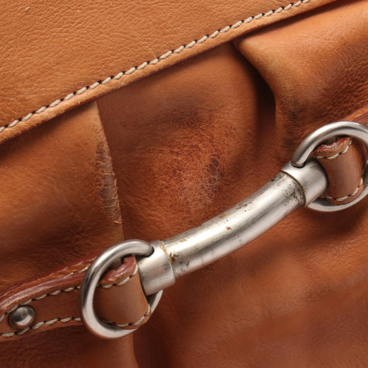 Dior Leather Handbag — Brown