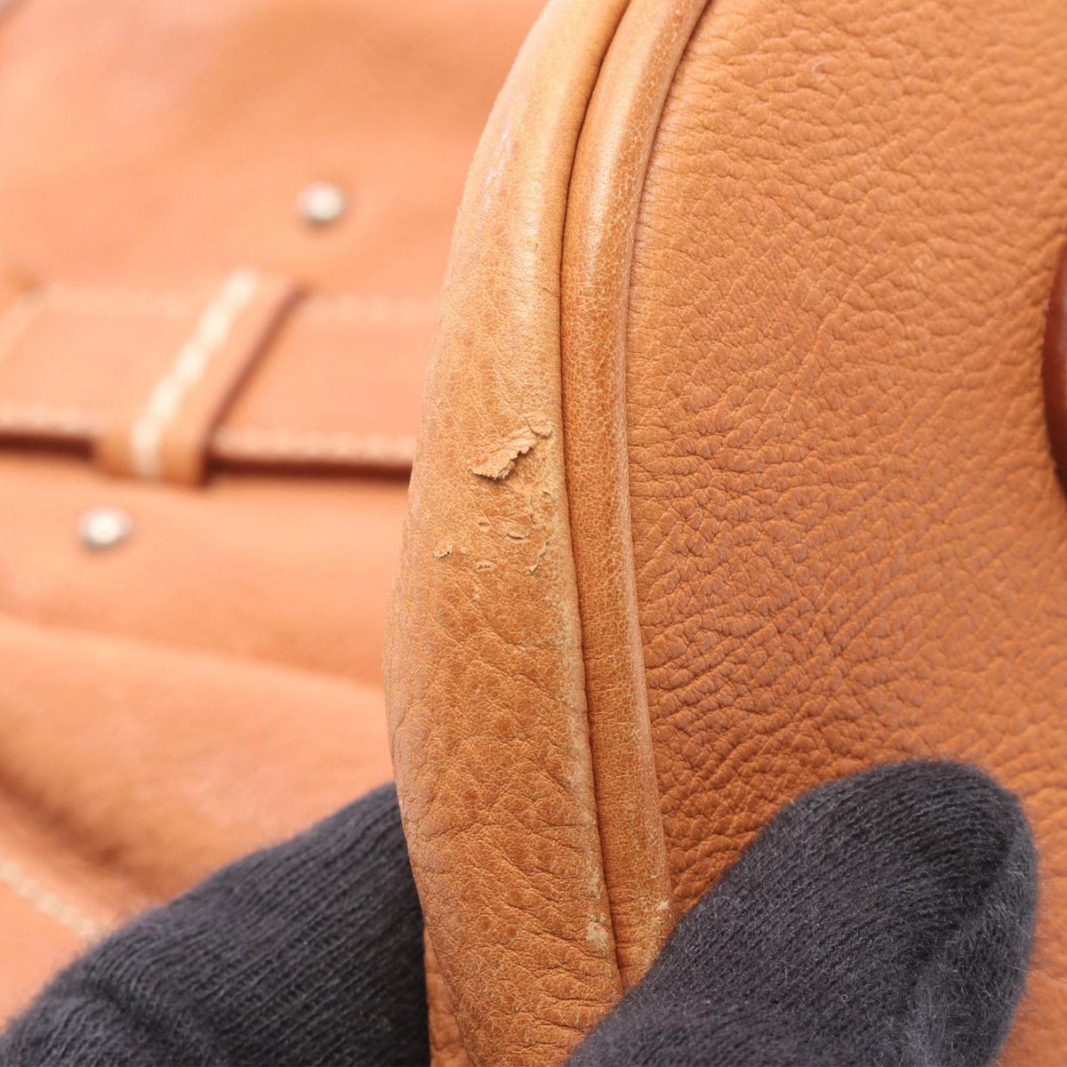 Dior Leather Handbag — Brown