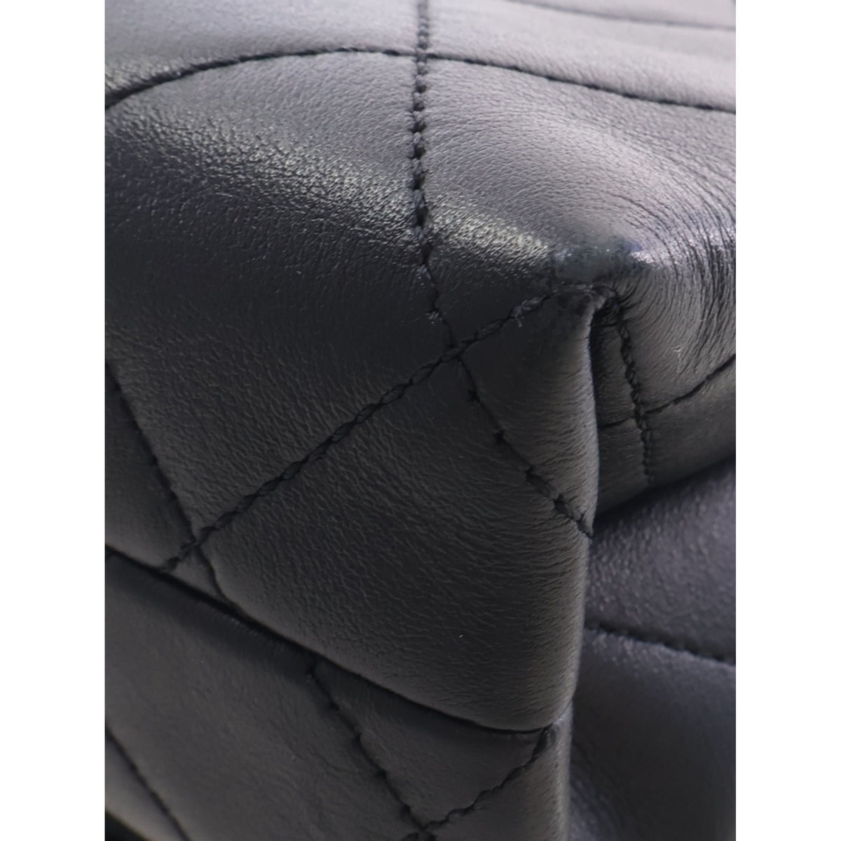 Chanel Small Quilted Calfskin Enchained Flap — Black