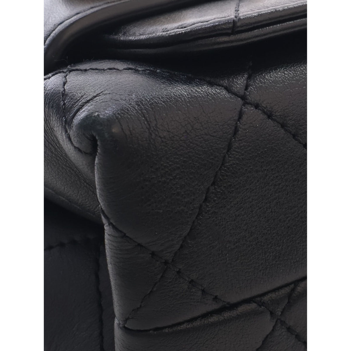 Chanel Small Quilted Calfskin Enchained Flap — Black