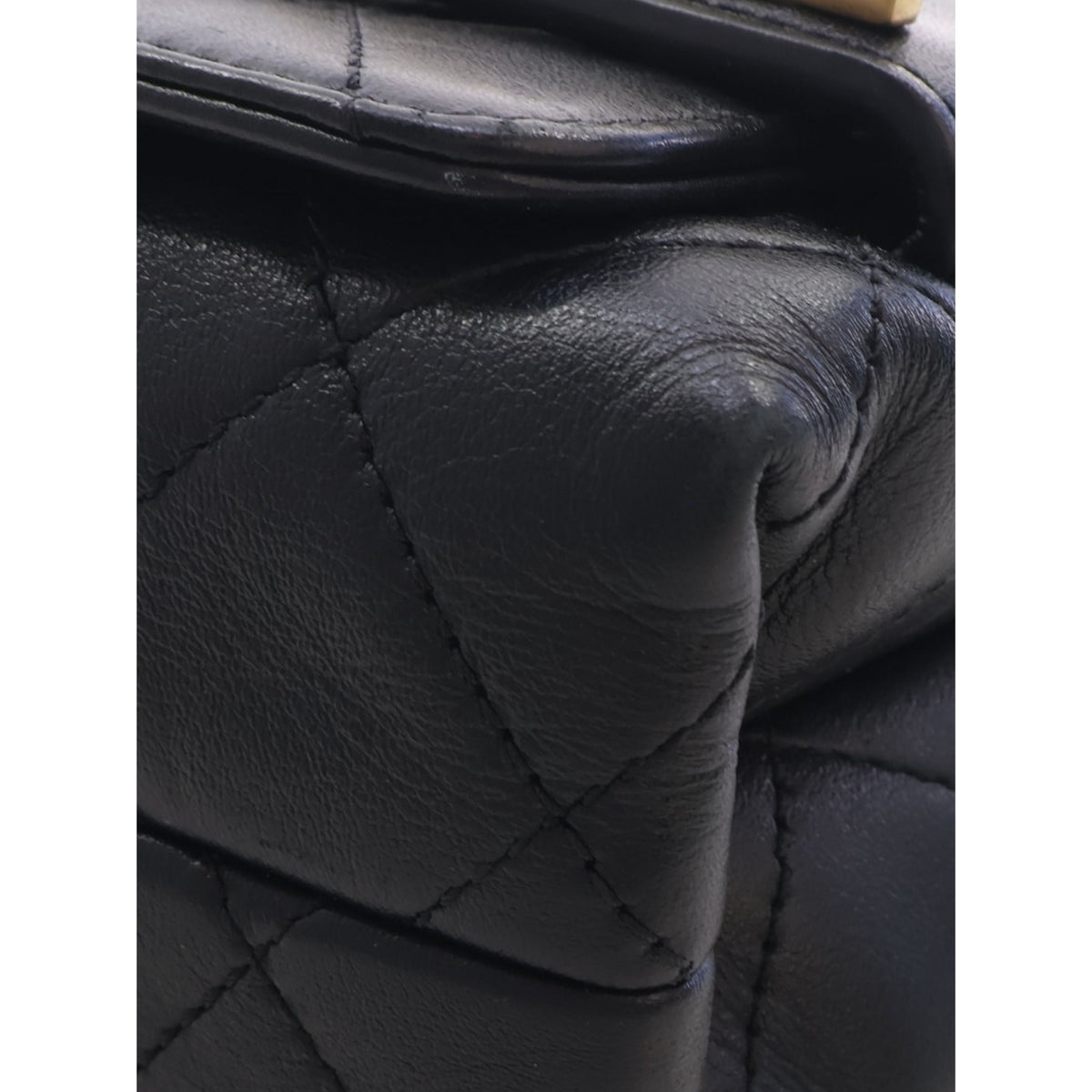 Chanel Small Quilted Calfskin Enchained Flap — Black