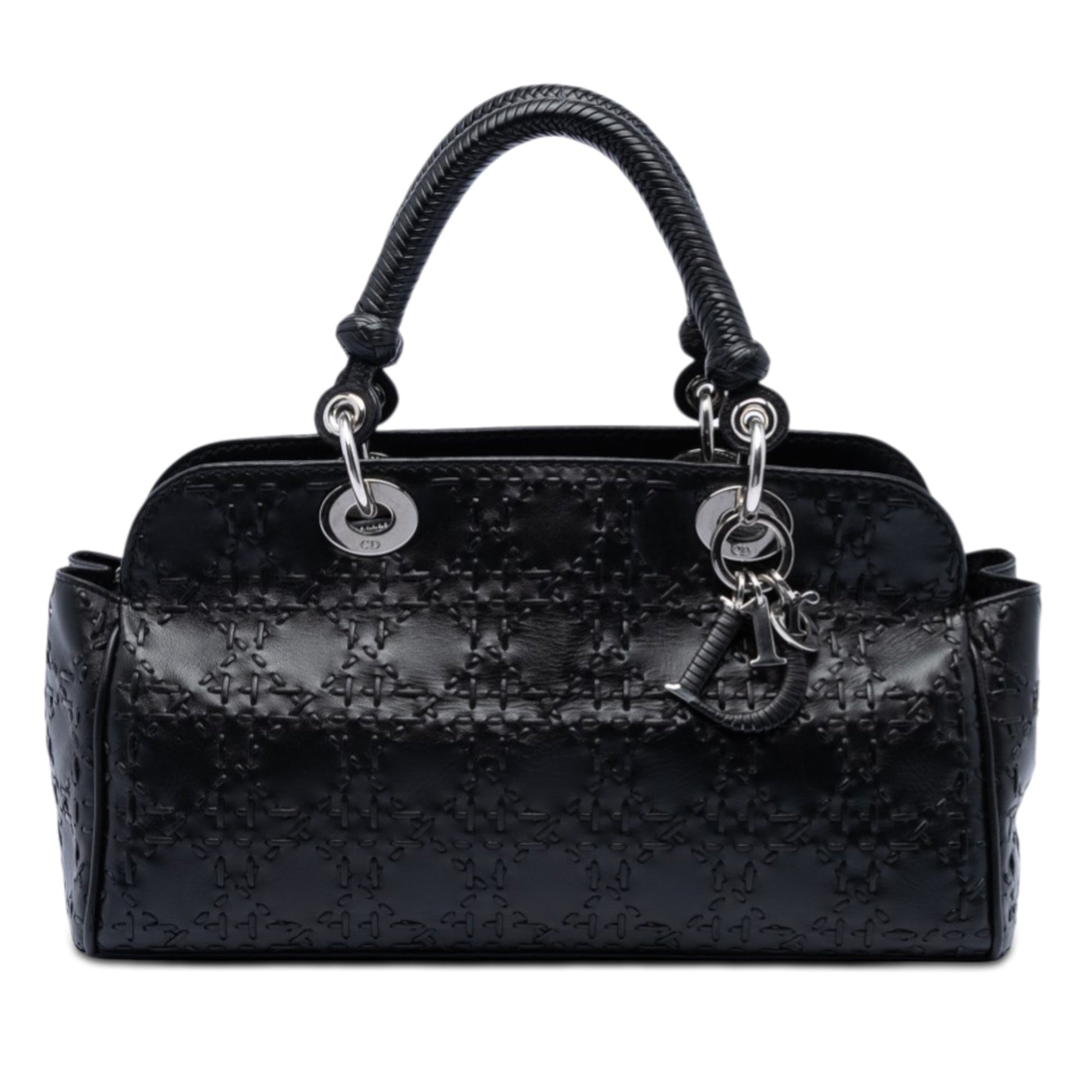 Dior Stitched Lambskin Cannage Handbag