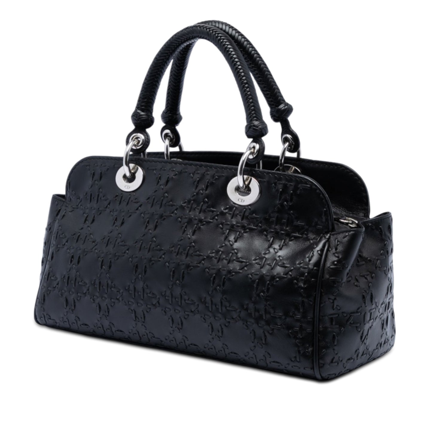 Dior Stitched Lambskin Cannage Handbag