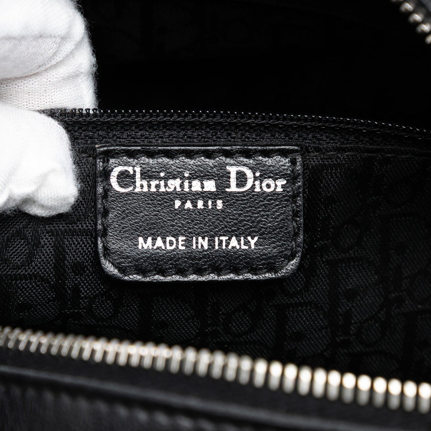 Dior Stitched Lambskin Cannage Handbag