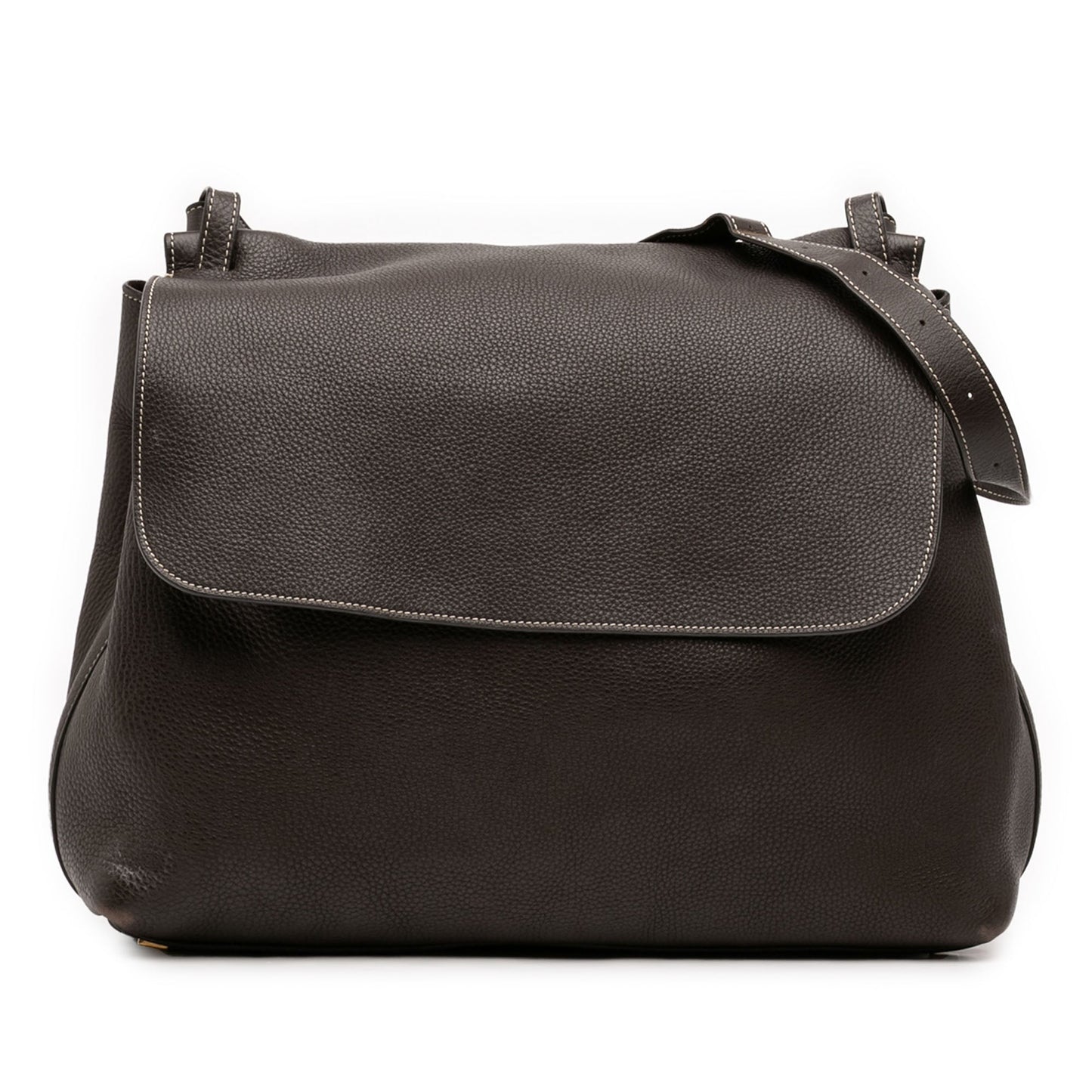The Row Leather Shoulder Bag