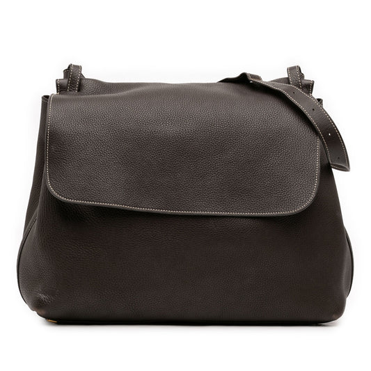 The Row Leather Shoulder Bag