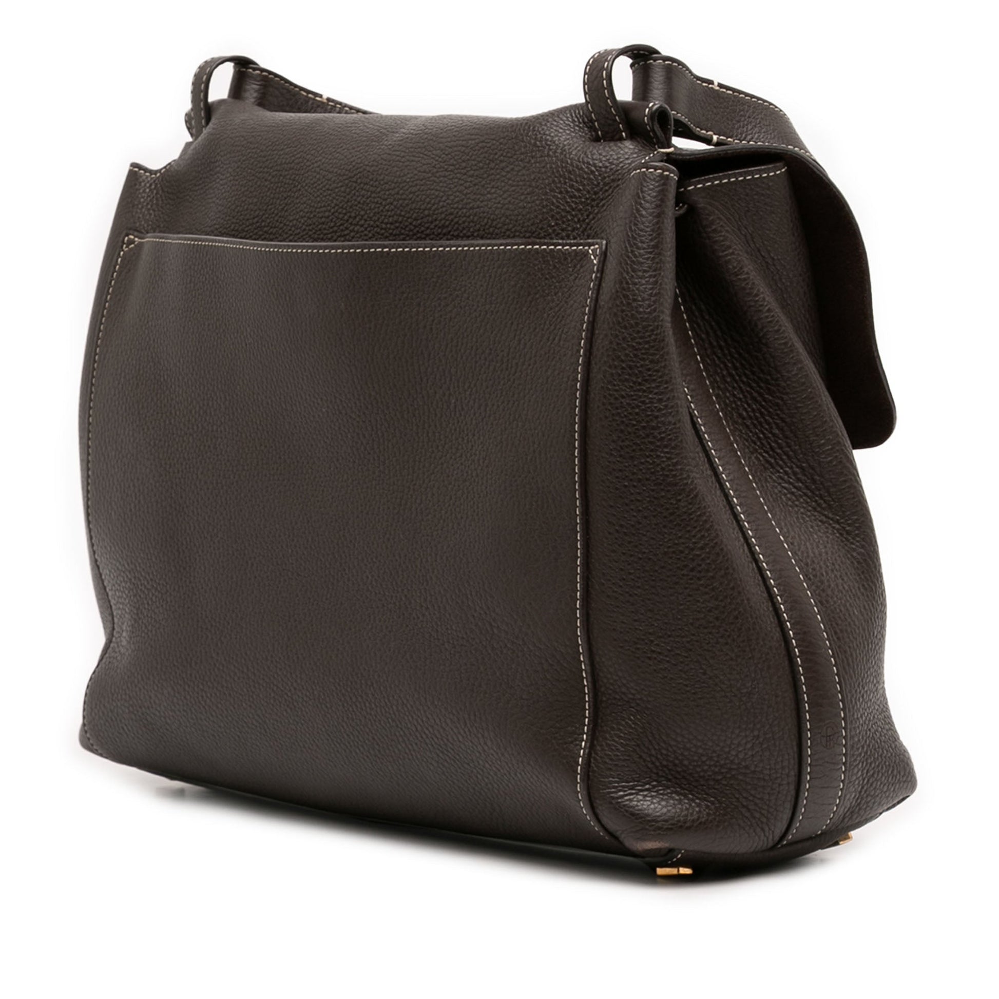 The Row Leather Shoulder Bag