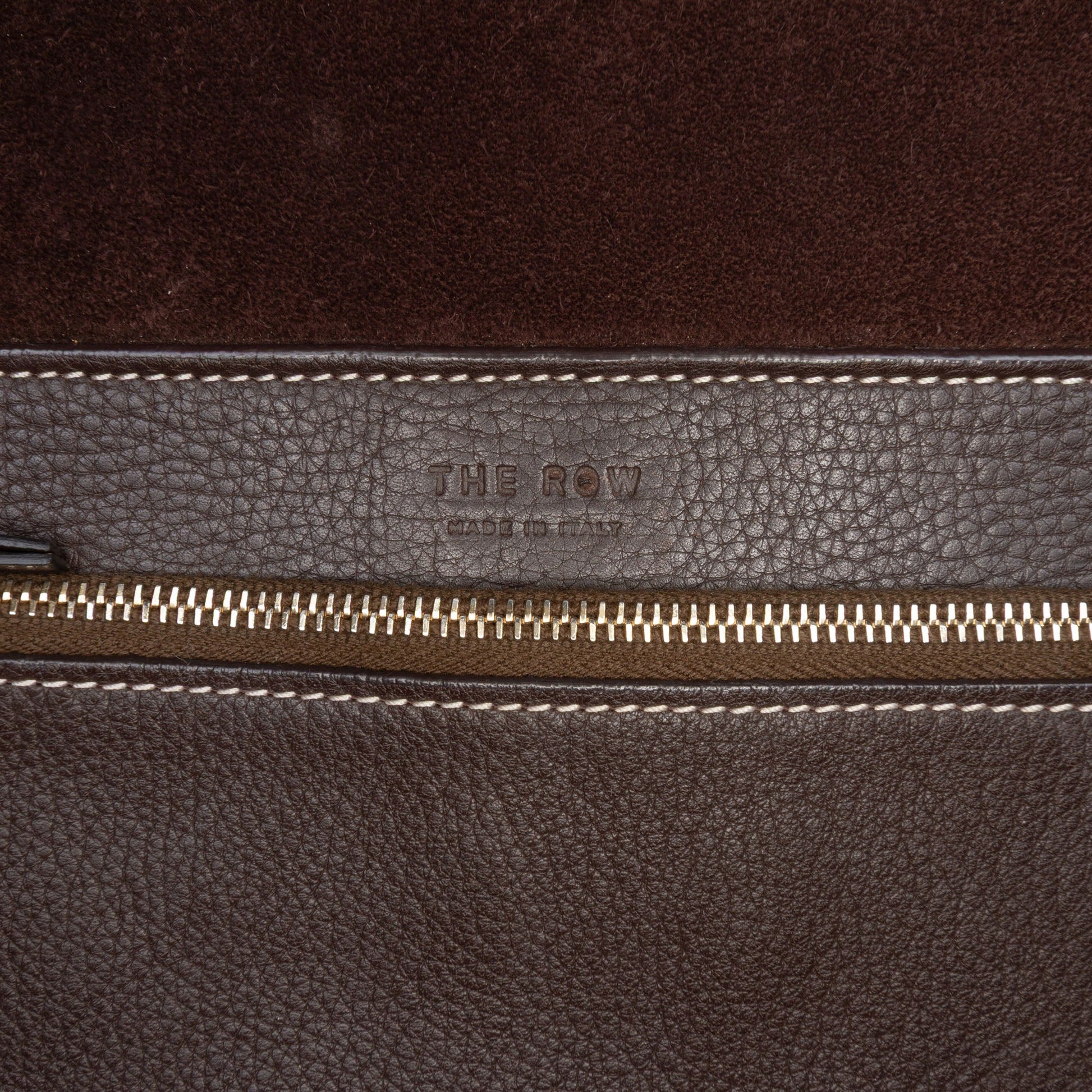 The Row Leather Shoulder Bag