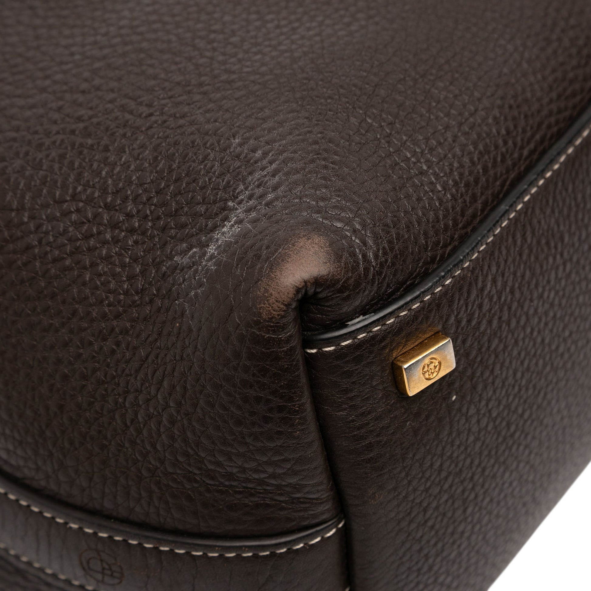 The Row Leather Shoulder Bag