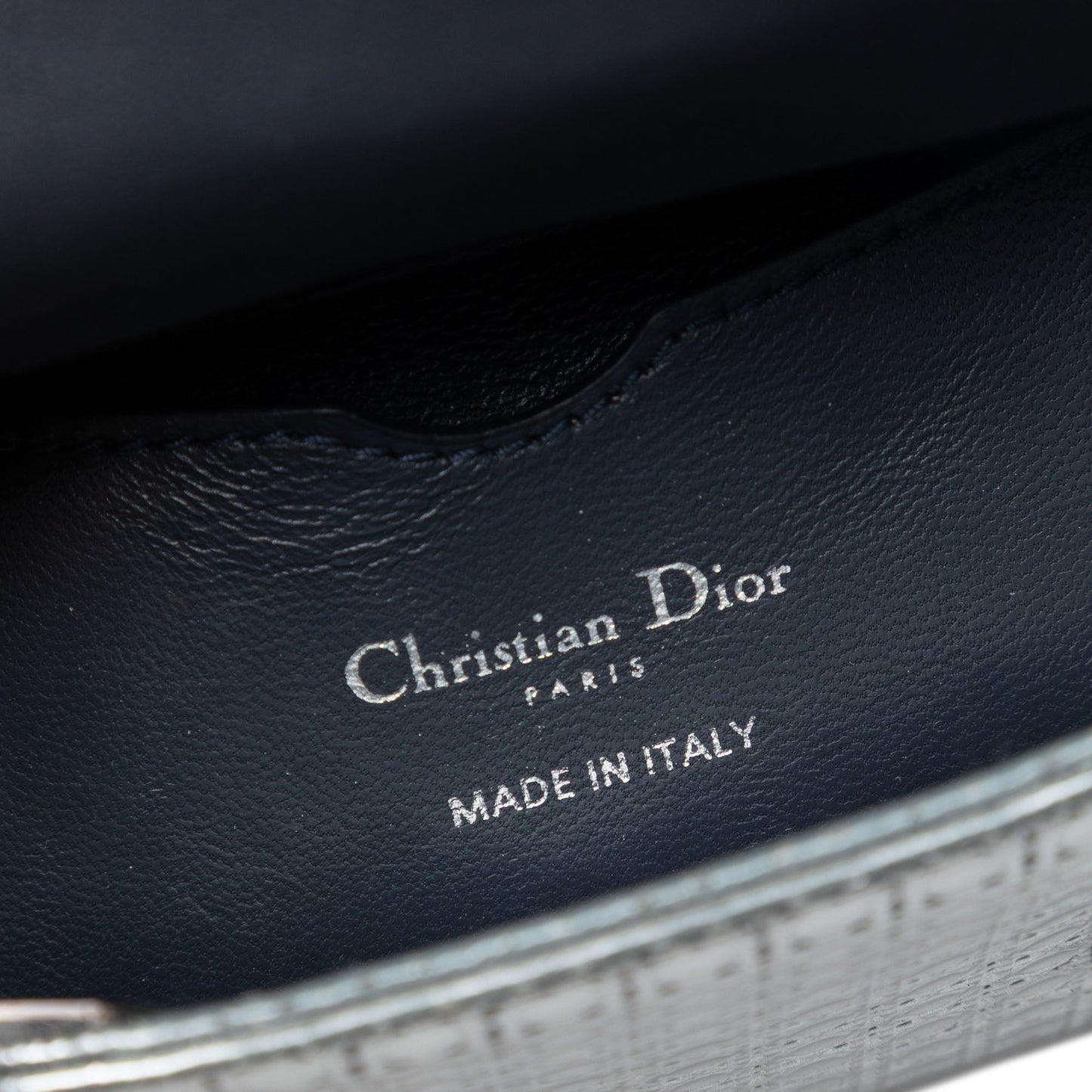 Dior Micro Metallic Patent Microcannage Lady Dior