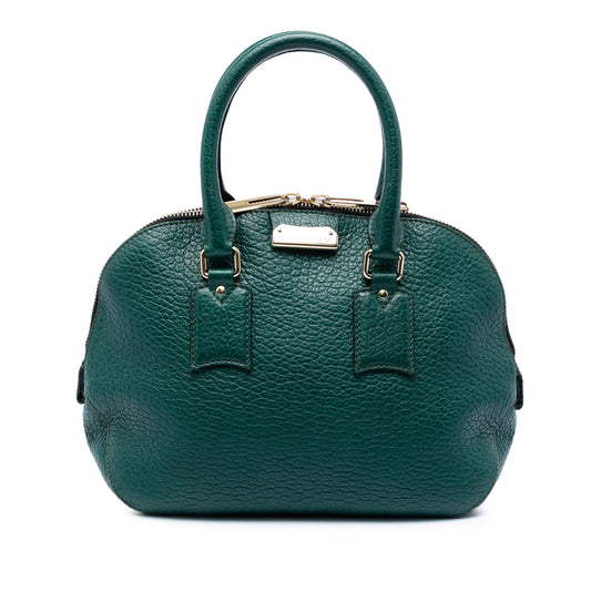 Burberry Small Grained Calfskin Heritage Orchard Bowling Bag