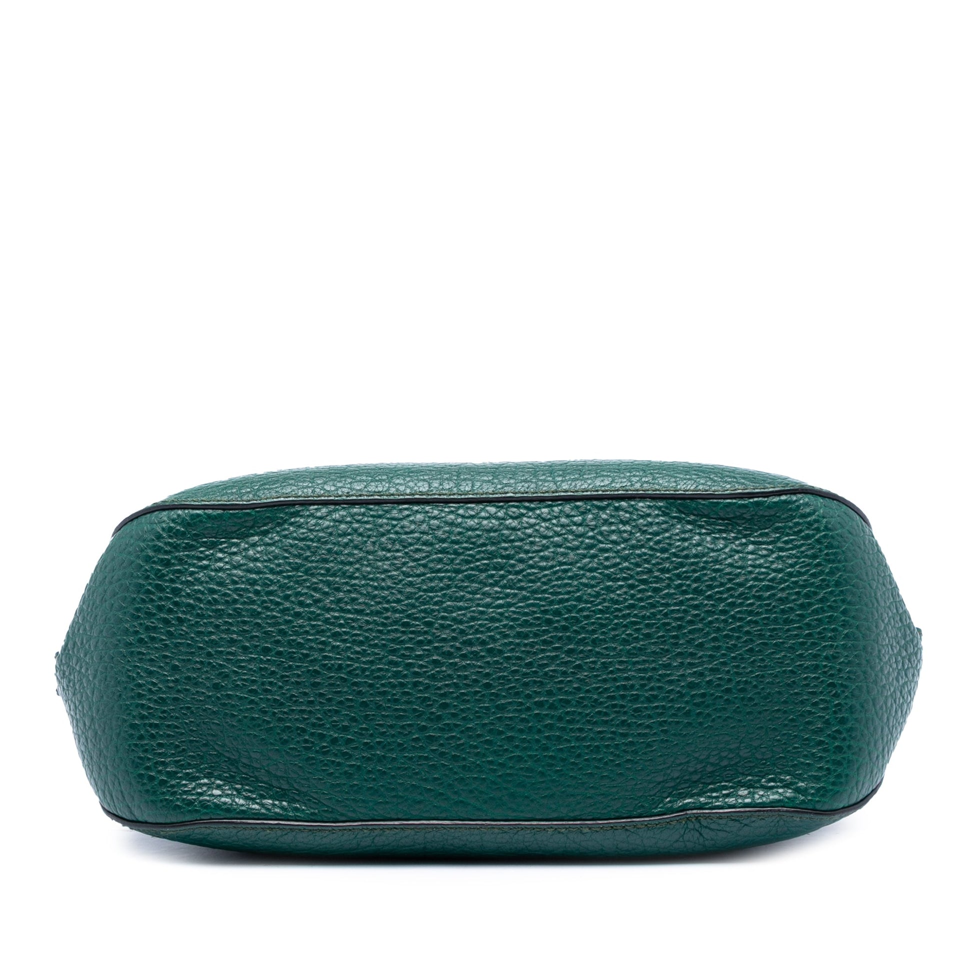 Burberry Small Grained Calfskin Heritage Orchard Bowling Bag