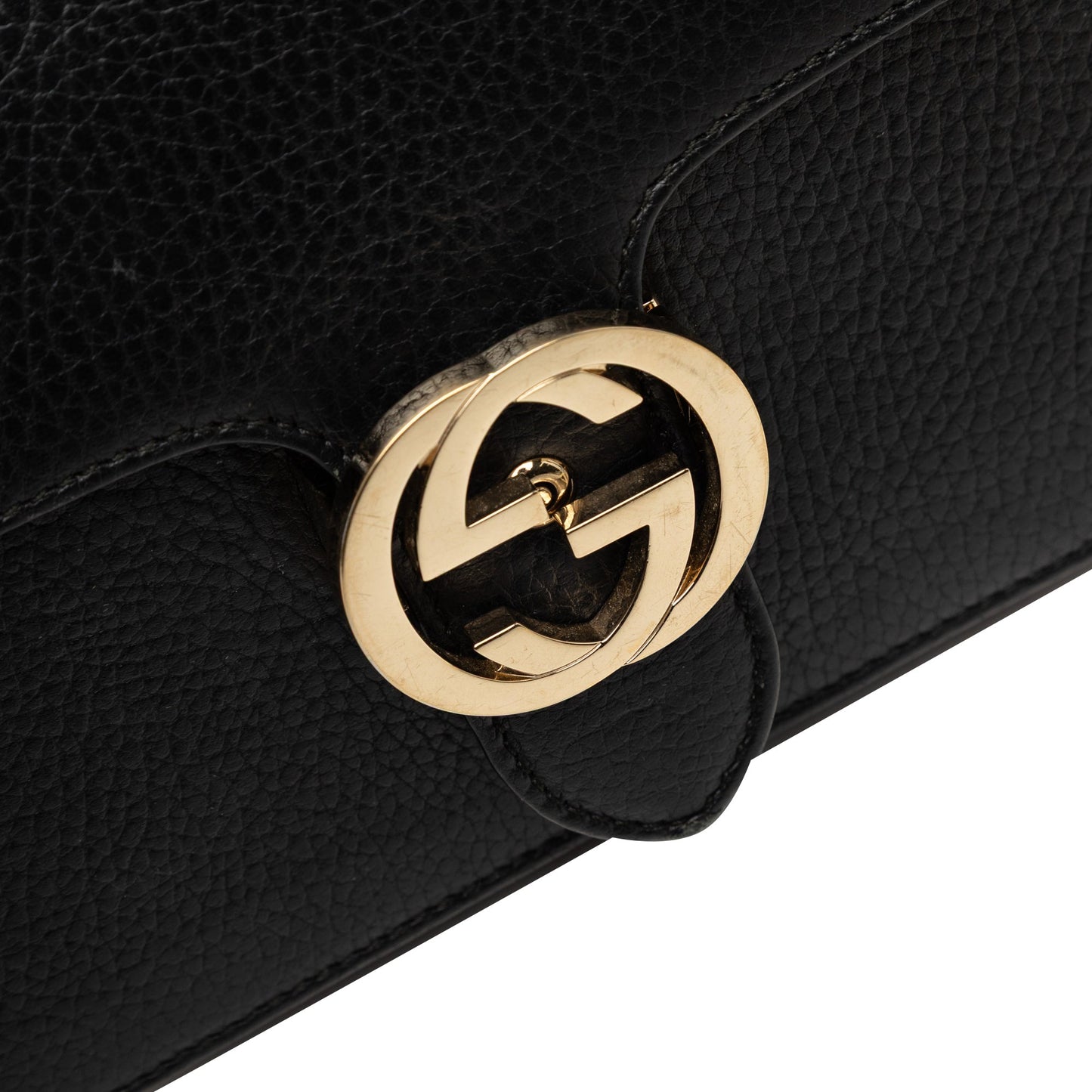Small Dollar Calfskin Interlocking G Crossbody