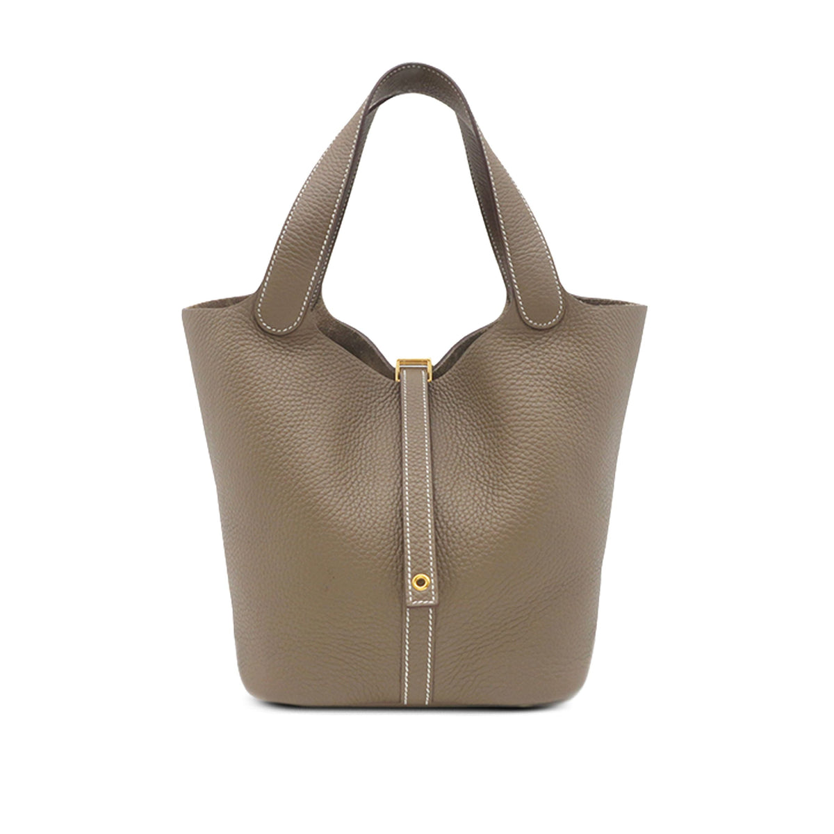 Hermès Clemence Picotin Lock 22 — Gray