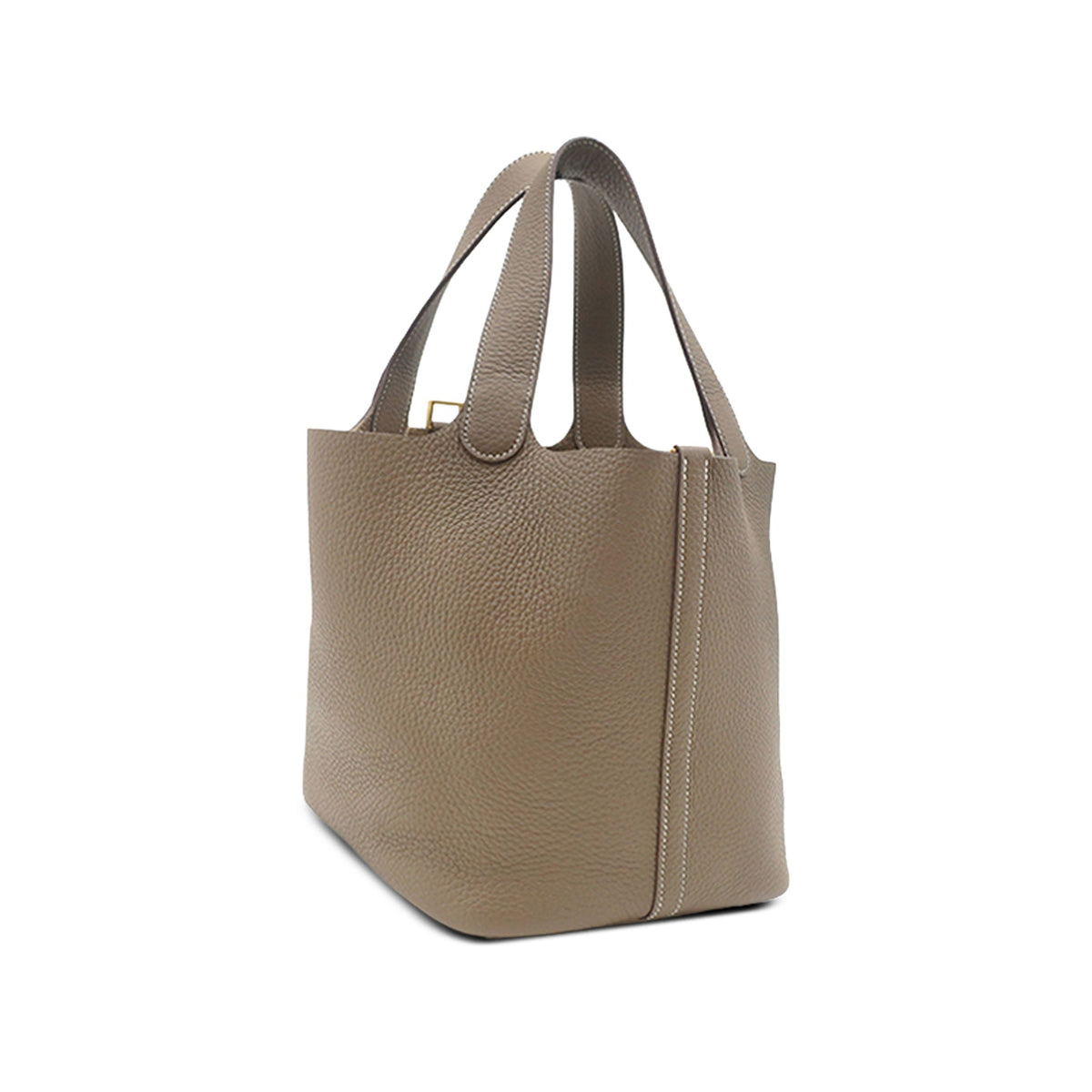 Hermès Clemence Picotin Lock 22 — Gray