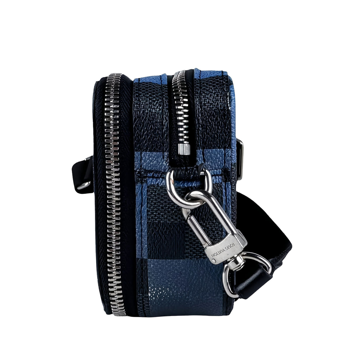 Louis Vuitton Damier Graphite Giant Alpha Wearable Wallet — Blue