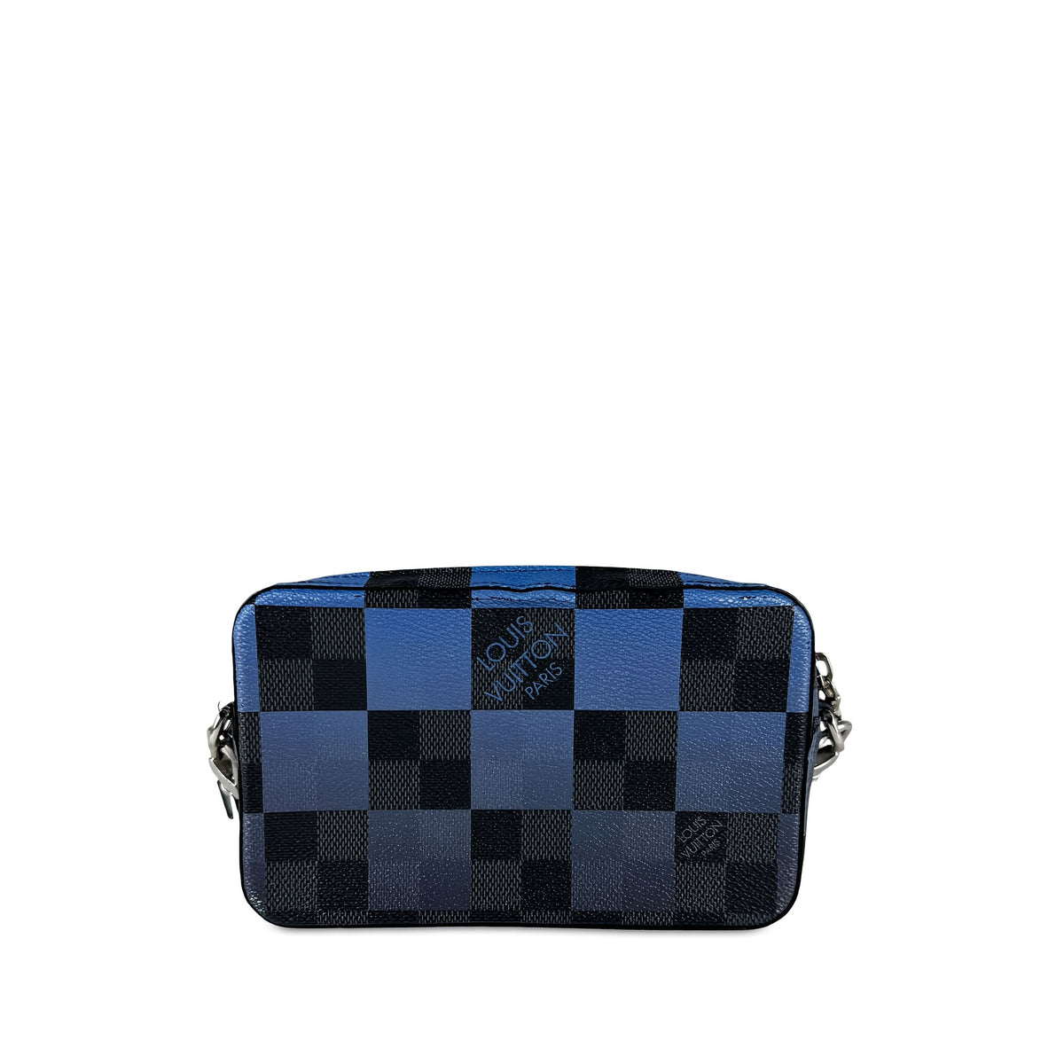 Louis Vuitton Damier Graphite Giant Alpha Wearable Wallet — Blue