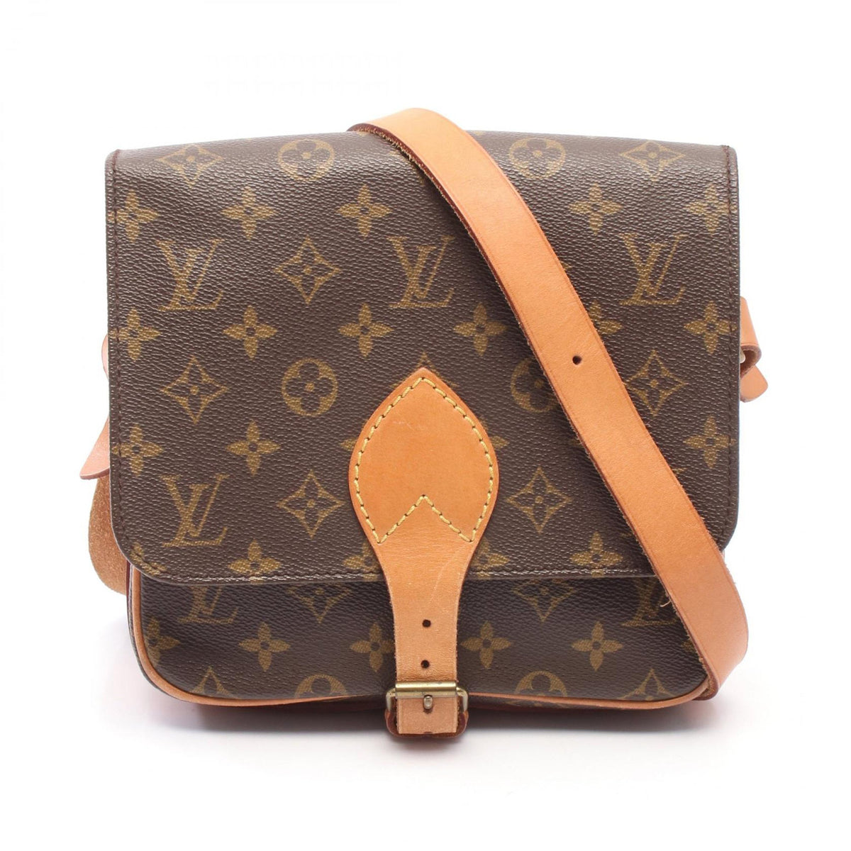 Louis Vuitton Monogram Cartouchiere MM — Brown
