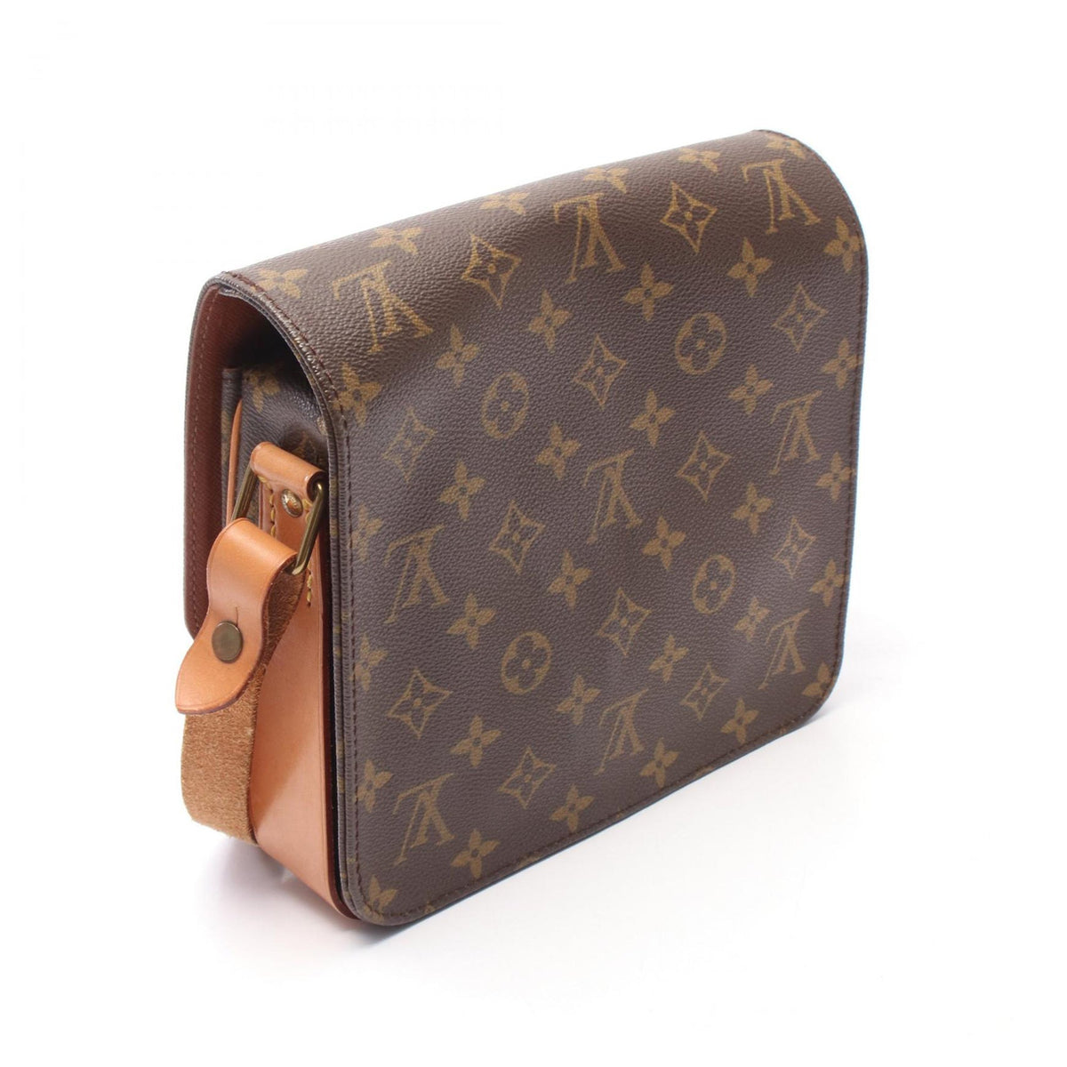 Louis Vuitton Monogram Cartouchiere MM — Brown