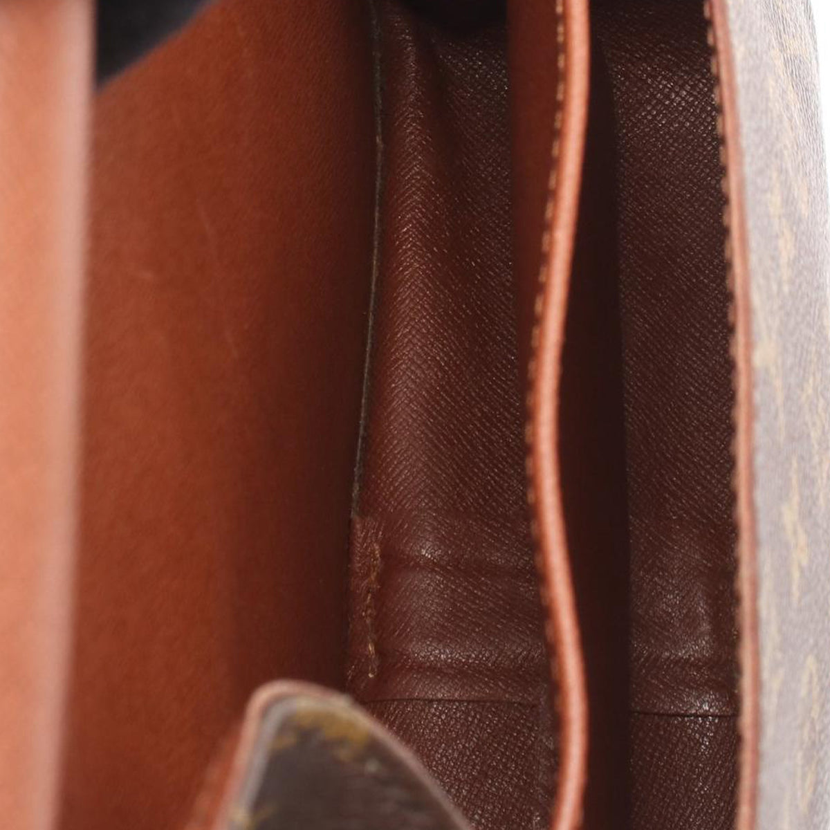 Louis Vuitton Monogram Cartouchiere MM — Brown