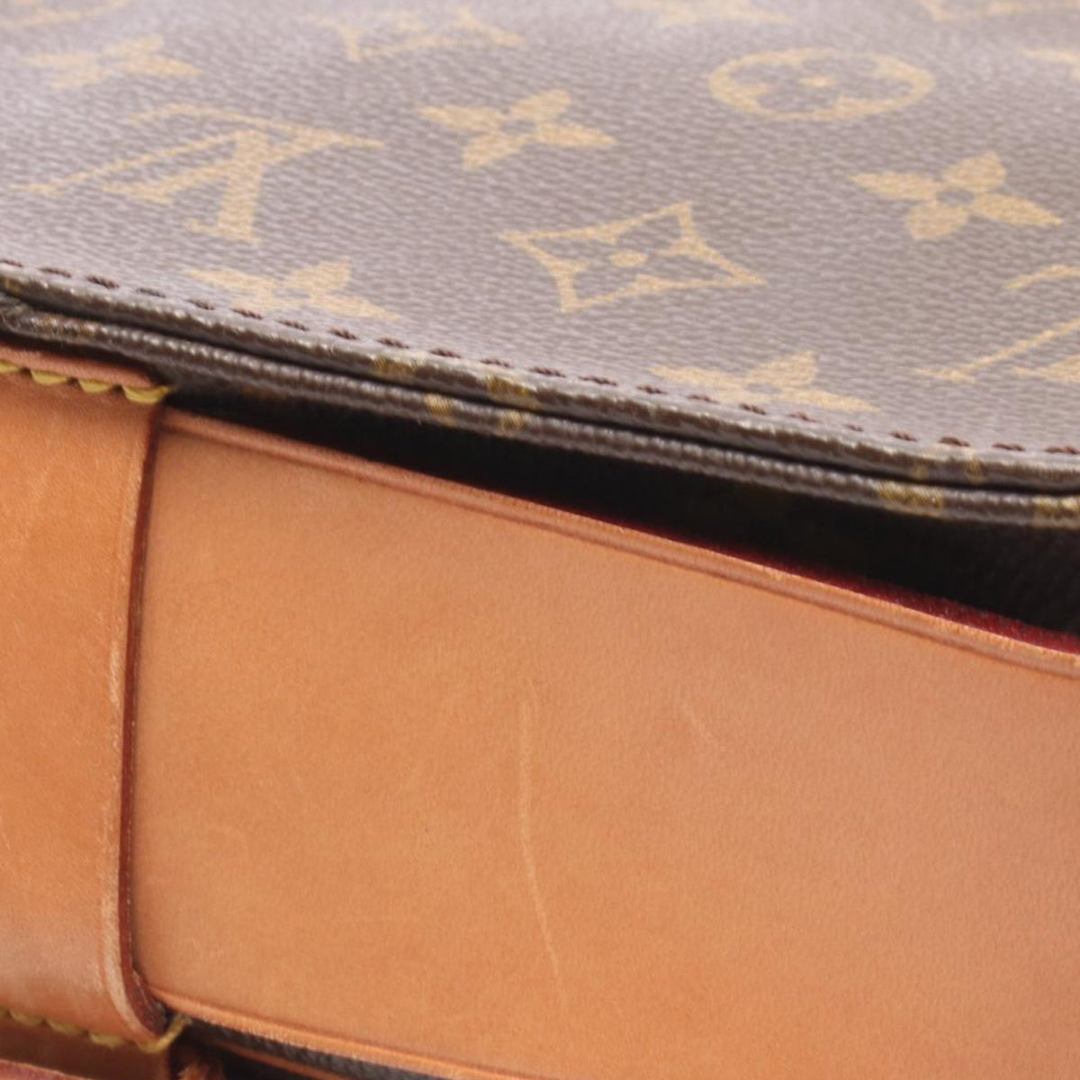 Louis Vuitton Monogram Cartouchiere MM — Brown