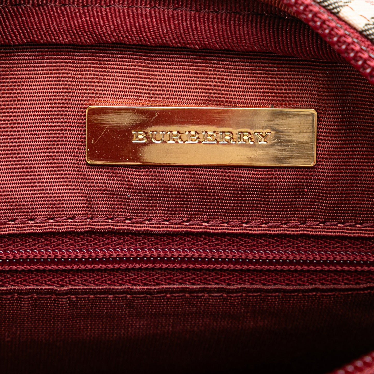 Burberry House Check Canvas Crossbody