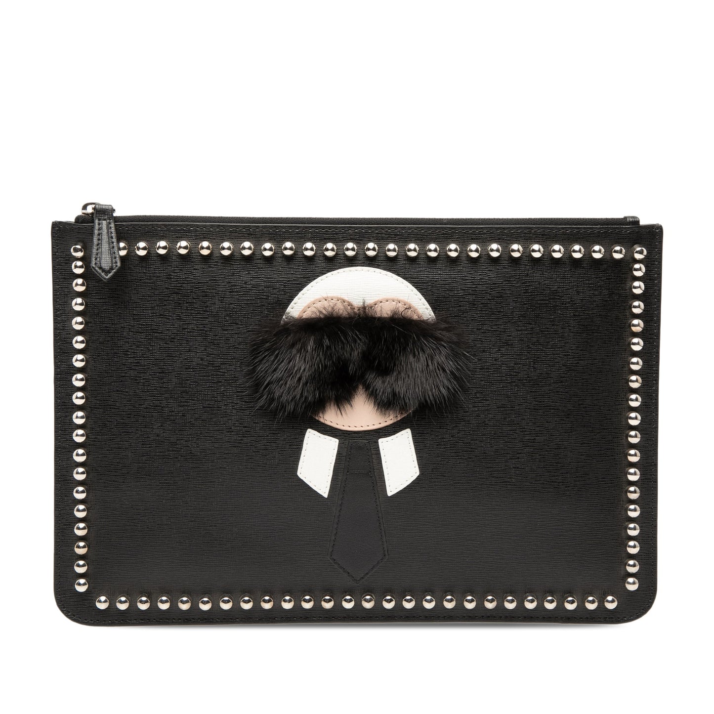 Fendi Calfskin Karlito Clutch