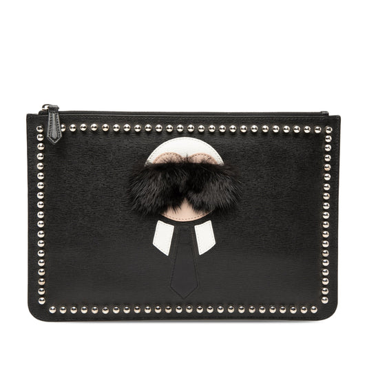 Fendi Calfskin Karlito Clutch