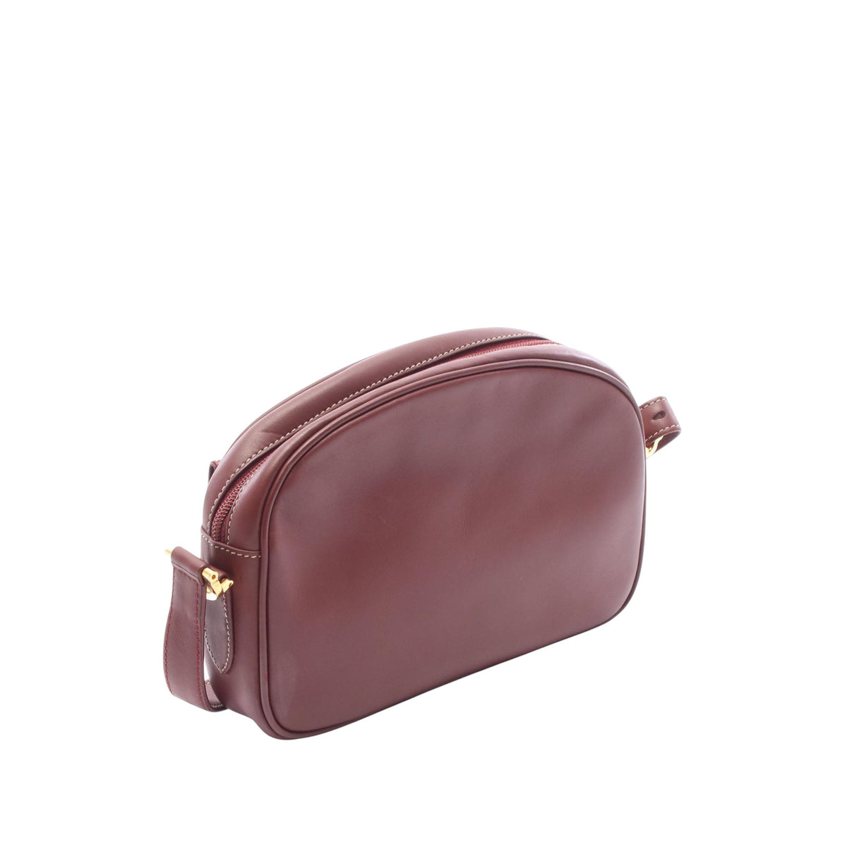 Cartier Leather Must De Cartier Crossbody — Red