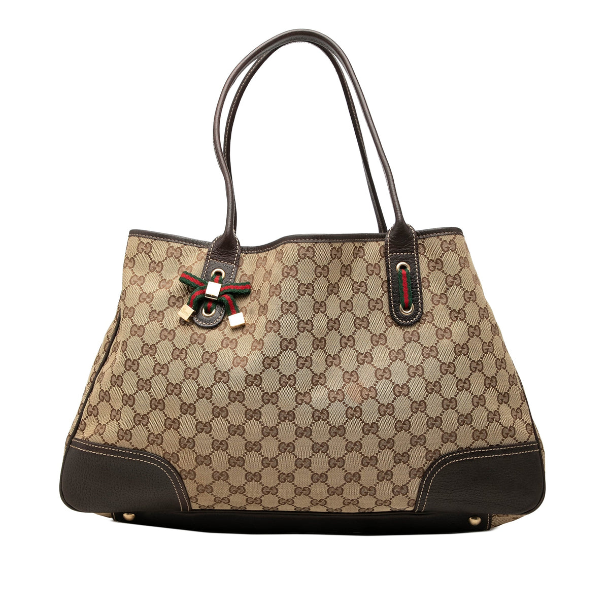 Gucci GG Canvas Princy Tote — Beige