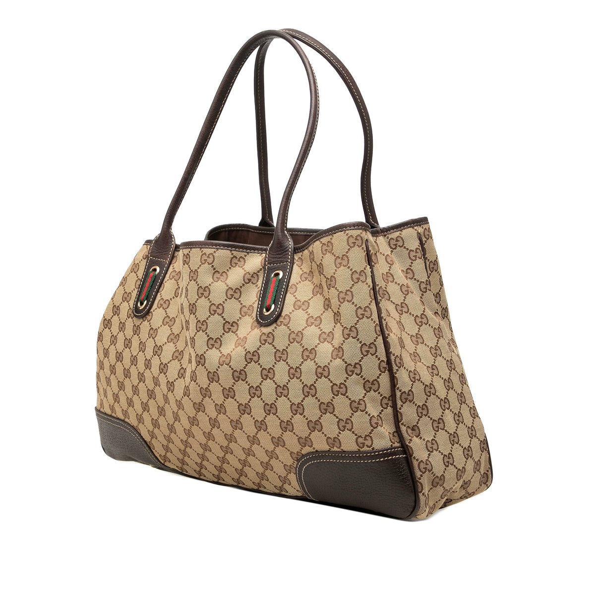 Gucci GG Canvas Princy Tote — Beige