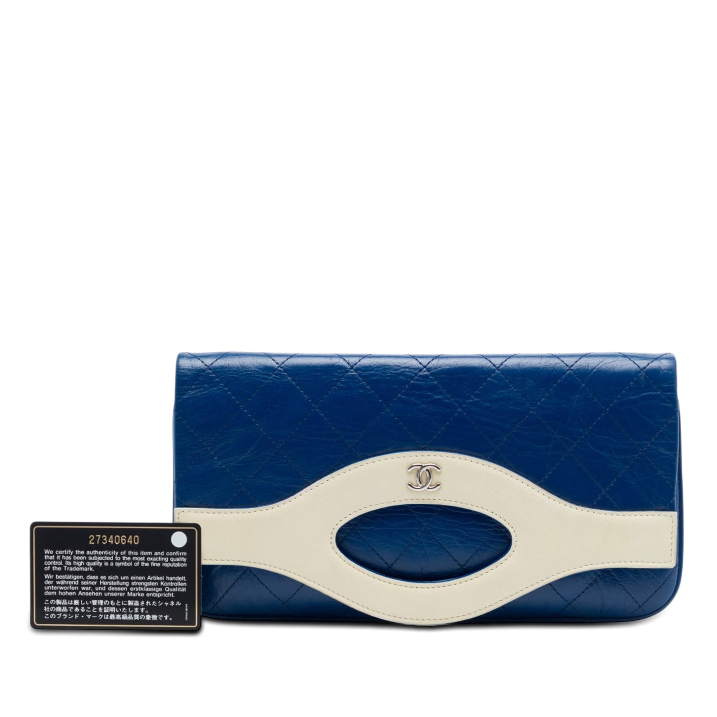 Chanel Small Bicolor Aged Calfskin 31 Clutch