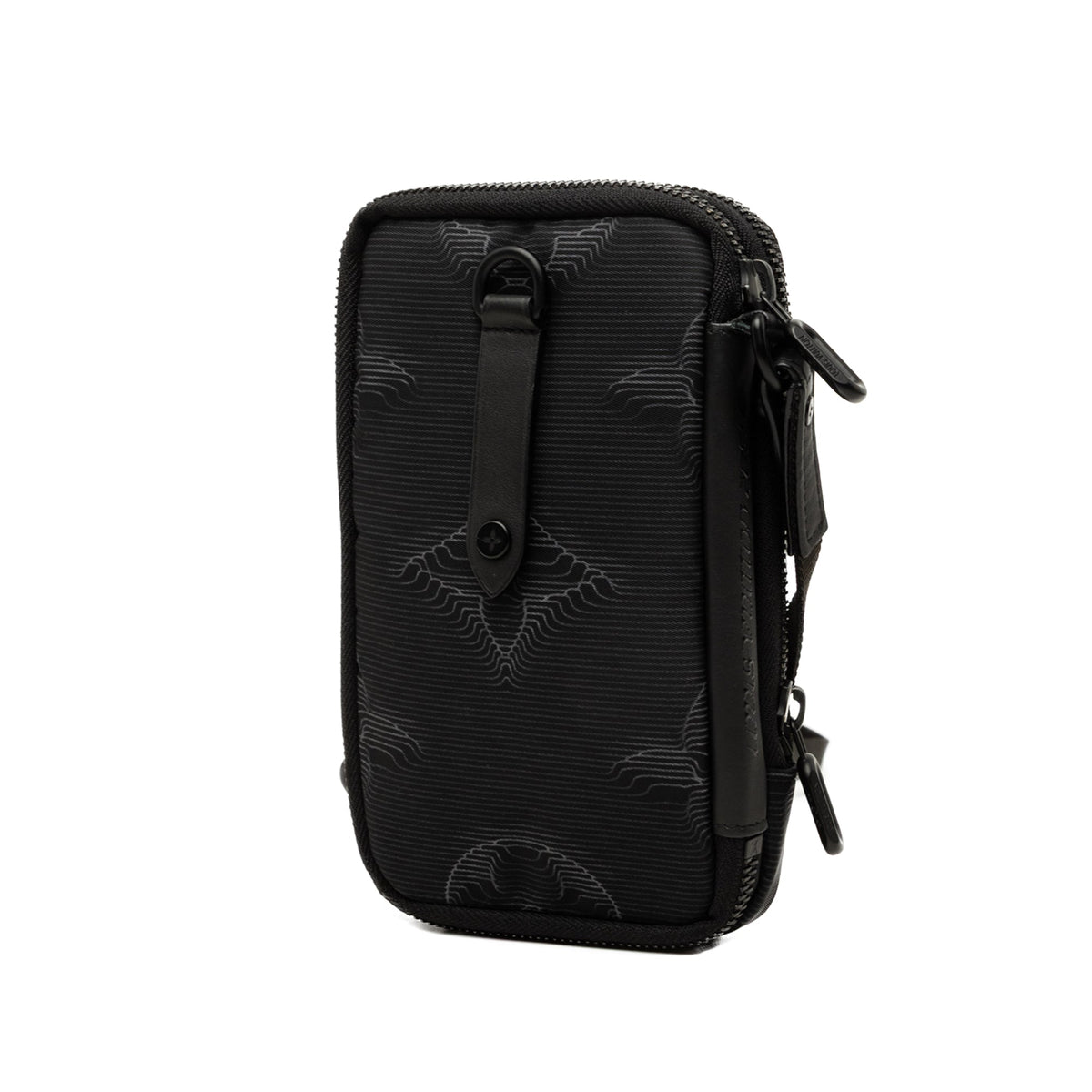 Louis Vuitton Monogram Nylon 2054 Double Phone Pouch — Black