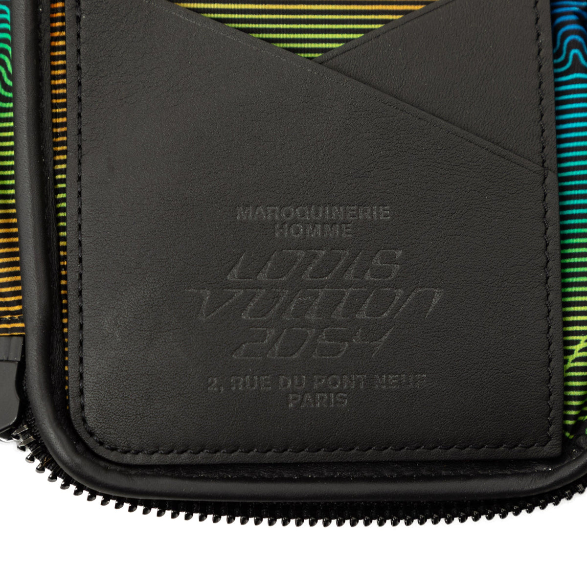 Louis Vuitton Monogram Nylon 2054 Double Phone Pouch — Black