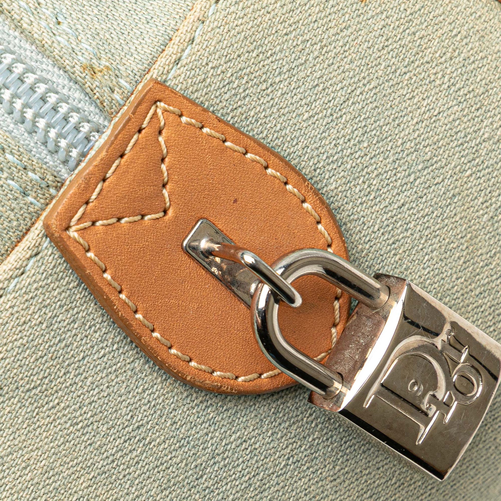 Dior Denim Double Saddle Bowler Bag