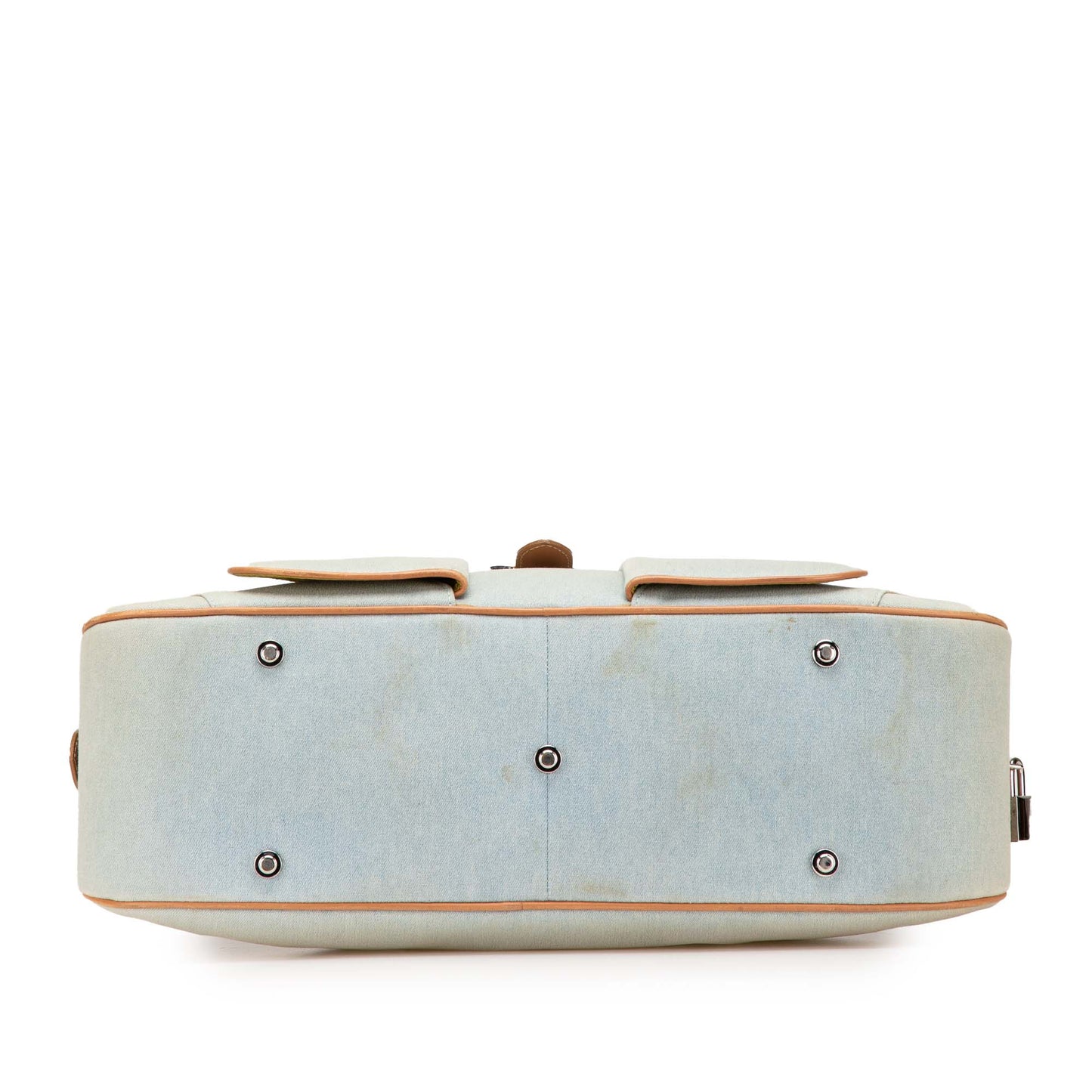 Dior Denim Double Saddle Bowler Bag