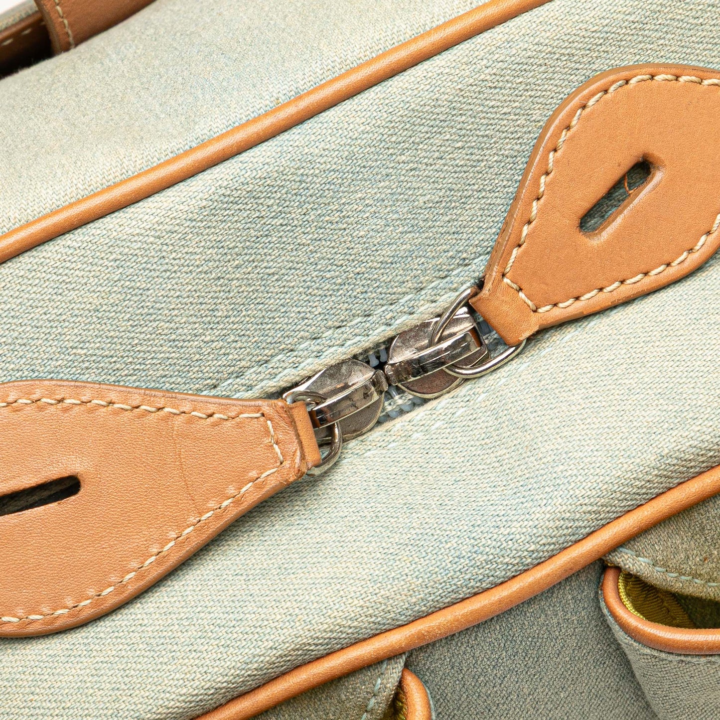 Dior Denim Double Saddle Bowler Bag