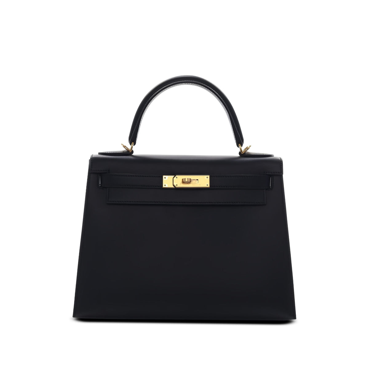 Hermès Sombrero Kelly II Sellier 28 — Black