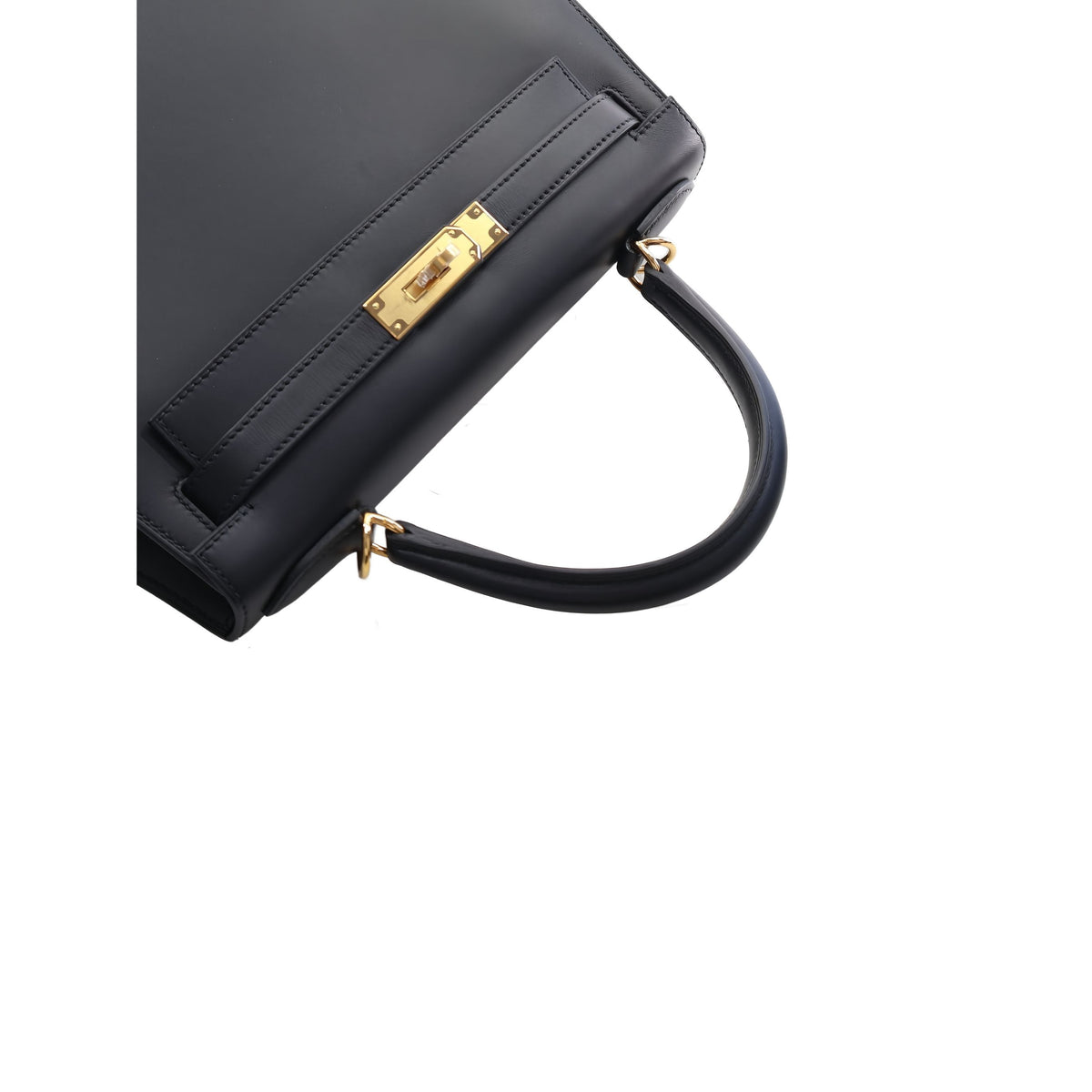 Hermès Sombrero Kelly II Sellier 28 — Black