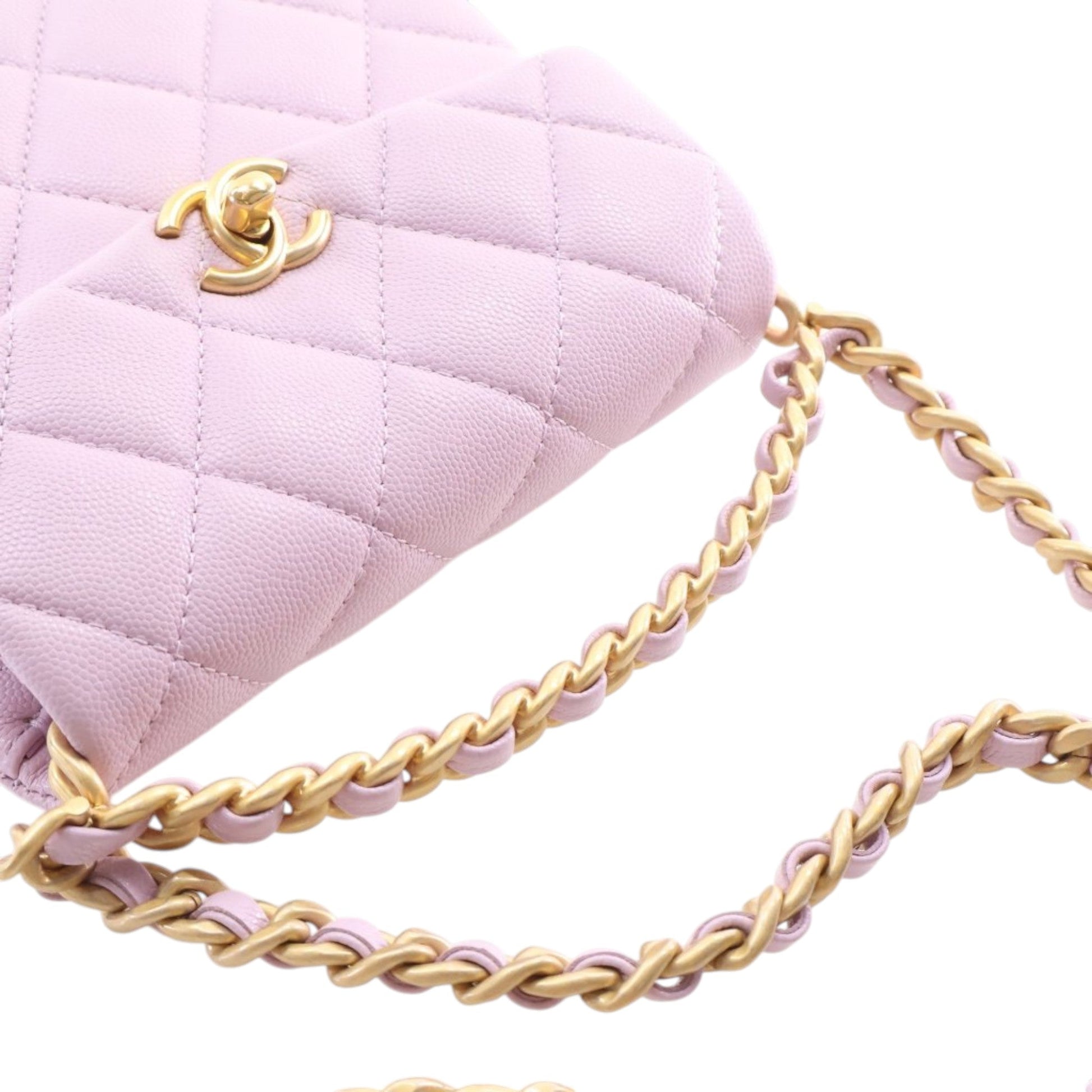 Chanel Mini Quilted Caviar 31 Rue Cambon Top Handle Bag