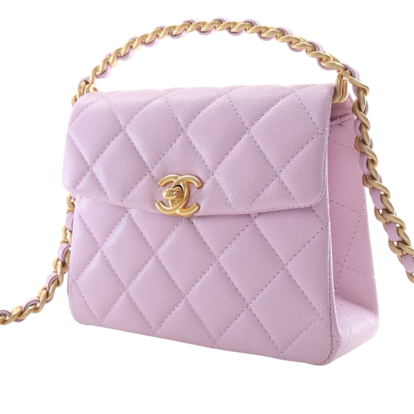 Chanel Mini Quilted Caviar 31 Rue Cambon Top Handle Bag