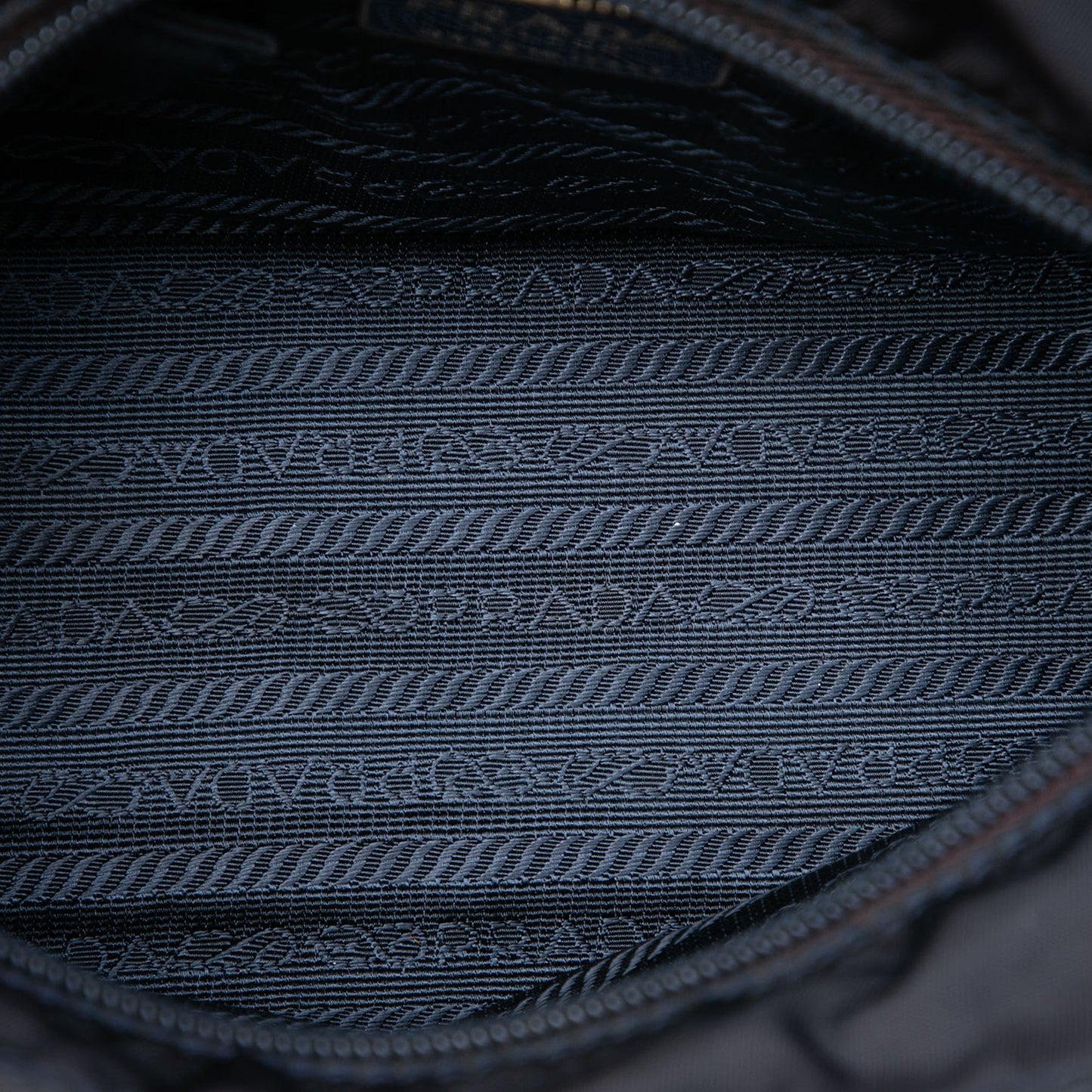 Prada Tessuto Metal Handle Bag